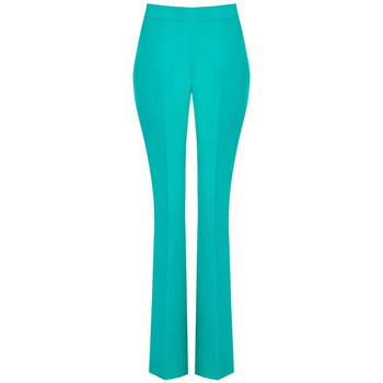 Vêtements Femme Pantalons Rinascimento CFC0117673003 Vert paon