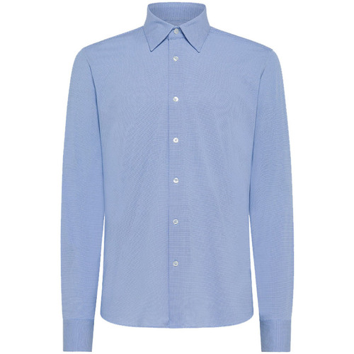 Vêtements Homme Chemises manches longues Apple Of Edencci Designs 24253-v60 Bleu