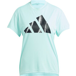 Vêtements Femme T-shirts manches courtes adidas Originals RUN IT BL TEE Vert