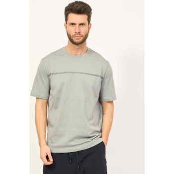 Vêtements Homme T-shirts & Polos EAX AX T-shirt coupe classique avec bande logo Gris
