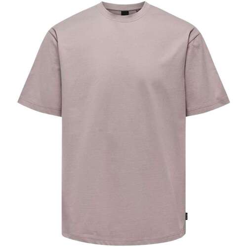 Vêtements Homme T-shirts manches courtes Only&sons 162290VTPE24 Violet
