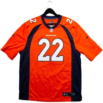 Vêtements Homme T-shirts scandal courtes tailwind Nike Maillot  Denver Broncos NFL Orange