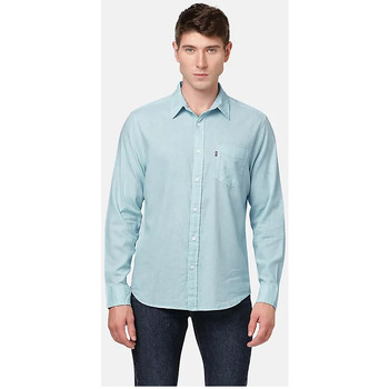 Vêtements Homme Chemises manches longues Levi's LEVIS - CLASSIC 1 PKT STANDARD CLEARWATER Bleu