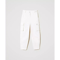 Vêtements Femme Jeans 3/4 & 7/8 Twin Set PANTALONI CARGO IN COTONE ORGANICO Art. 241AP2353 