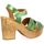 Chaussures Femme Sandales et Nu-pieds Kaola Nu pieds cuir laminé Vert