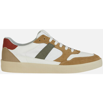 Chaussures Homme Baskets mode Geox U AFFILE nude/blanc