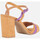 Chaussures Femme Sandales et Nu-pieds Geox D NEW ERAKLIA 80 cognac/violet