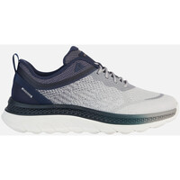 Chaussures Homme Baskets mode Geox U SPHERICA ACTIF X gris clair/bleu aviateur foncé