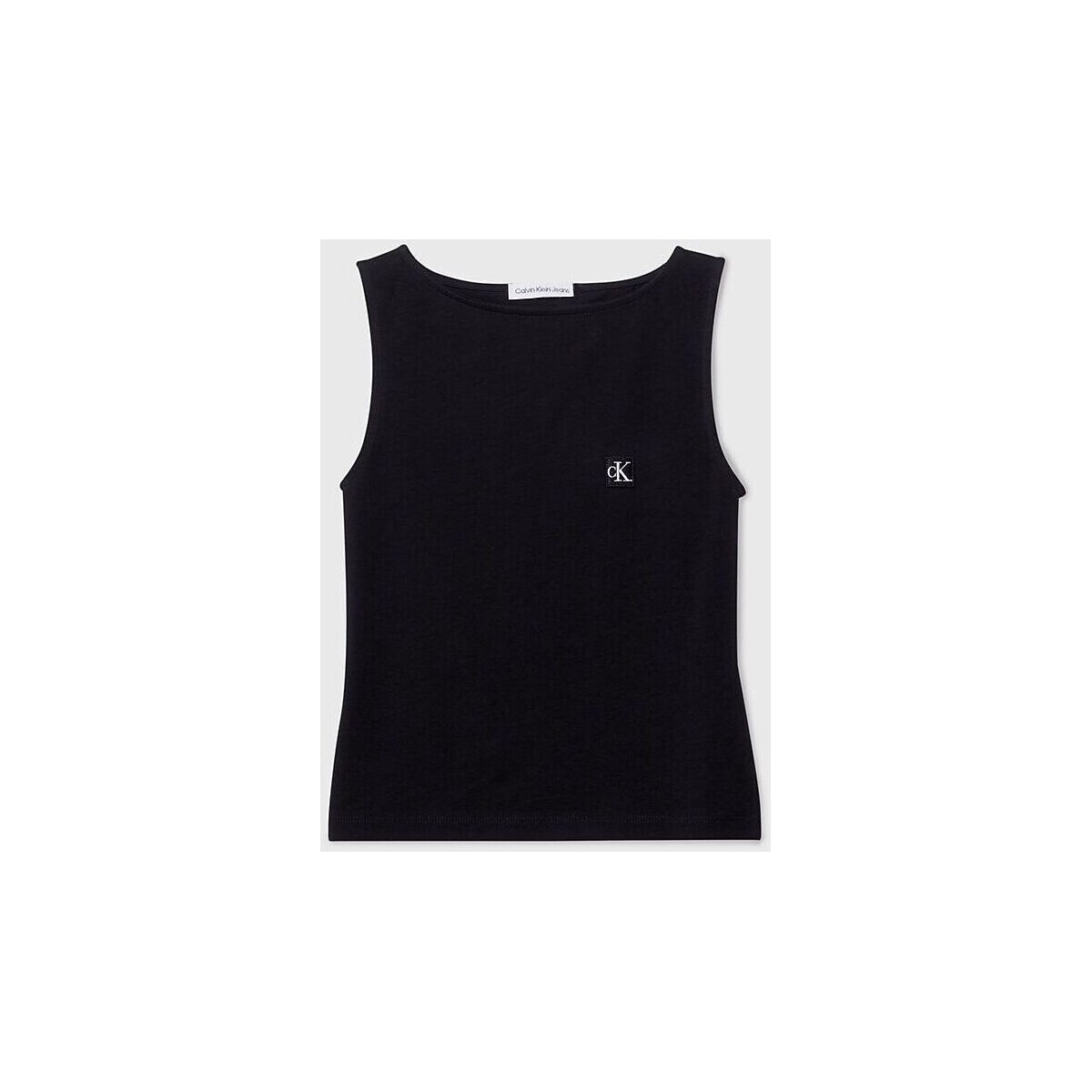 Vêtements Fille Débardeurs / T-shirts sans manche Calvin Klein Jeans IG0IG02488 TANK TOP-BEH BLACK Noir