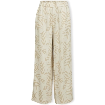 pantalon object  emira trousers - sandshell/natural 