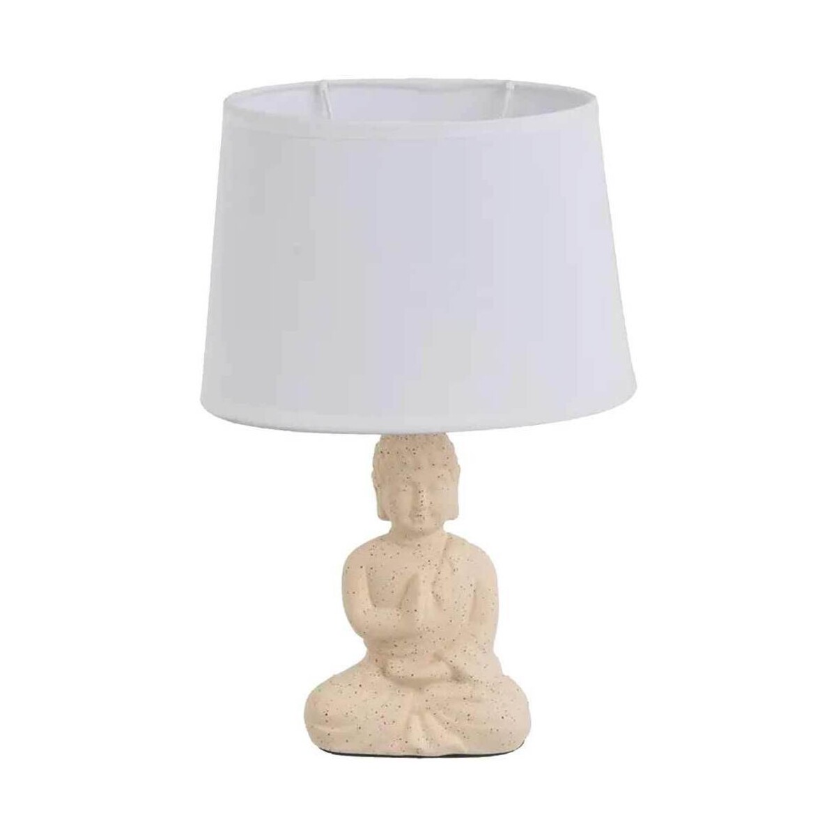 Maison & Déco Lampes à poser Unimasa Lampe céramique Bouddha beige 34 cm Beige