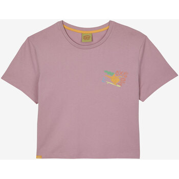 Vêtements Femme T-shirts manches courtes Oxbow Tee-shirt court imprimé THOLULU Violet