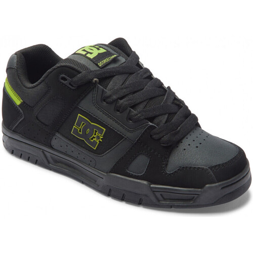 Chaussures Chaussures de Skate DC Shoes STAG black lime green Noir