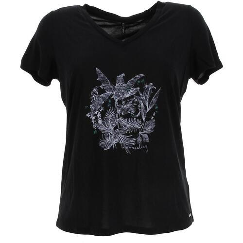 Vêtements Femme Paniers / boites et corbeilles Sun Valley Tee shirt mc Noir