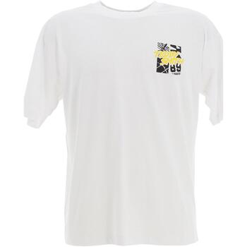 Vêtements Garçon T-shirts manches courtes Teddy Smith T-puzzle mc jr Blanc