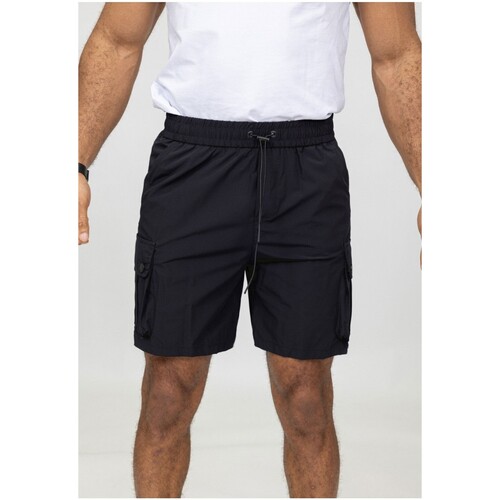 Vêtements Homme Shorts / Bermudas Kebello Gilet Zippé Kaki H Noir