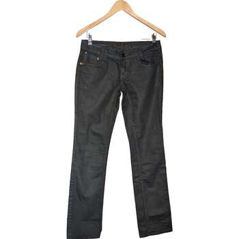 jeans bonobo  jean droit femme  38 - t2 - m noir 