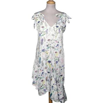 Vêtements Femme Robes H&M robe mi-longue  38 - T2 - M Blanc Blanc