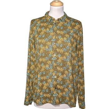 Vêtements Femme Chemises / Chemisiers Monoprix chemise  36 - T1 - S Vert Vert