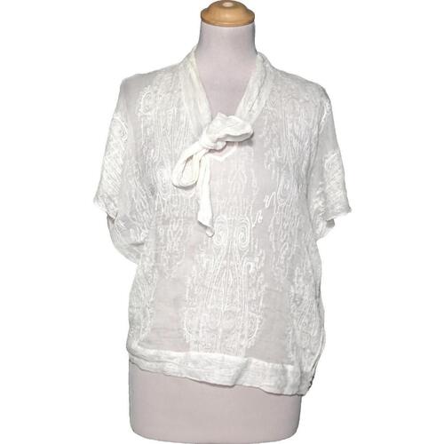 Vêtements Femme Chaussures de sport Kookaï blouse  38 - T2 - M Blanc Blanc