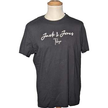 Vêtements Homme T-shirts & Polos Jack & Jones 40 - T3 - L Noir