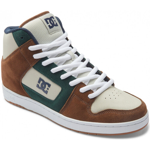 Chaussures Chaussures de Skate DC Shoes MANTECA 4 HI S brown brown green Marron