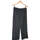 Vêtements Femme Pantalons Emporio Armani pantalon droit femme  38 - T2 - M Noir Noir