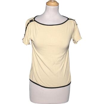 Vêtements Femme T-shirts & Polos Emporio Armani top manches courtes  38 - T2 - M Beige Beige