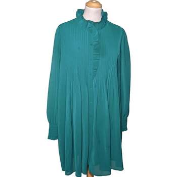 robe courte sézane  robe courte  42 - t4 - l/xl vert 