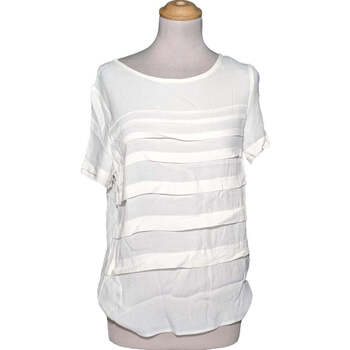 Vêtements Femme Trois Kilos Sept Promod top manches courtes  40 - T3 - L Blanc Blanc