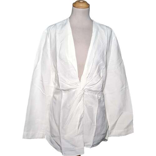 Vêtements Femme Tops / Blouses Zara blouse  42 - T4 - L/XL Blanc Blanc