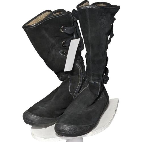 Chaussures Femme Bottes Geox paire de bottes  38.5 Noir Noir