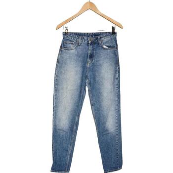 jeans h&m  jean slim femme  36 - t1 - s bleu 