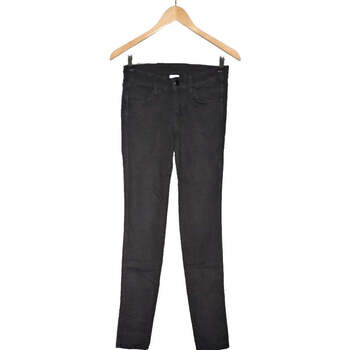 jeans h&m  jean slim femme  36 - t1 - s noir 