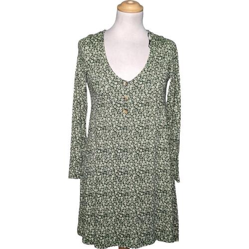 Vêtements Femme Robes courtes Pull And Bear robe courte  34 - T0 - XS Vert Vert