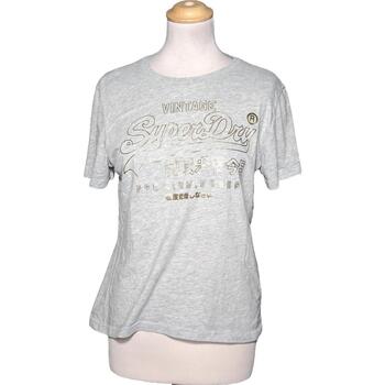 Vêtements Femme T-shirts & Polos Superdry 40 - T3 - L Gris
