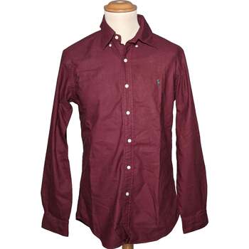 Vêtements Homme Chemises manches longues Ralph Lauren 36 - T1 - S Rouge