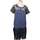 Vêtements Femme Robes courtes See U Soon robe courte  38 - T2 - M Bleu Bleu