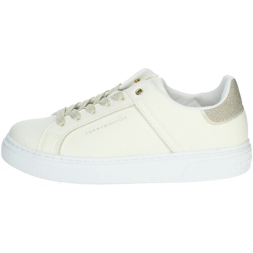 Chaussures Fille Baskets basses Tommy Hilfiger T3A9-33206-1439 Blanc