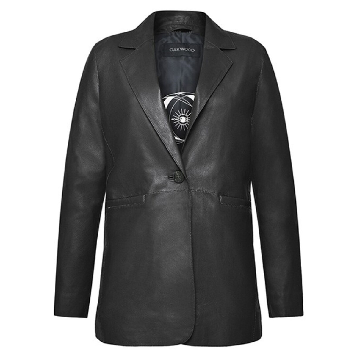Vêtements Femme Blousons Oakwood Blazer  Sisal en cuir Ref 62520 Noir Noir