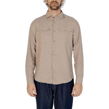 Vêtements Homme Chemises manches longues Hamaki-ho CE1235H Beige