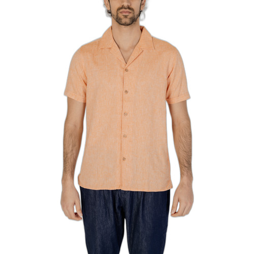 Vêtements Homme Chemises manches courtes Hamaki-ho CE1237H Orange