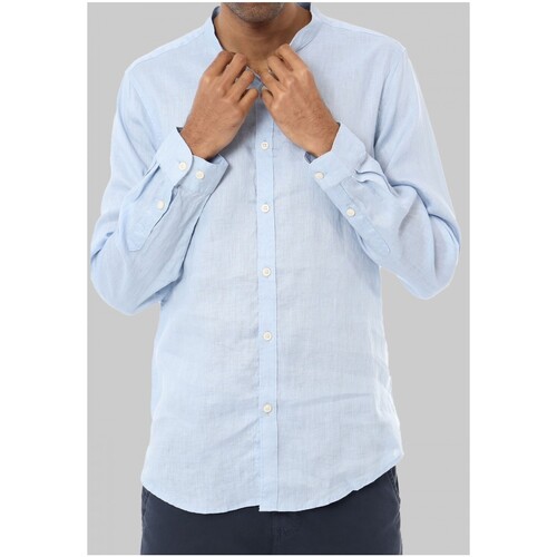 Vêtements Homme Chemises manches longues Kebello Coton Du Monde Bleu