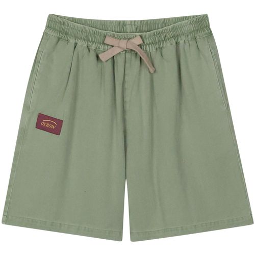 Vêtements Femme Shorts Denim / Bermudas Oxbow Short twill de coton OKAY Vert