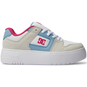 Chaussures Fille Chaussures de Skate DC Shoes Sneakers 57881 White Bleu