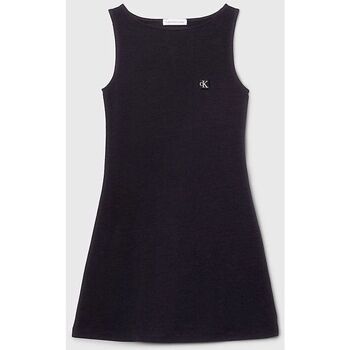 Vêtements Fille Robes Calvin Klein paisleys IG0IG02498 TANK FRESS-BEH BLACK Noir