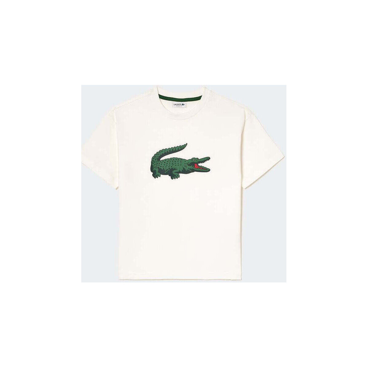 Vêtements Garçon T-shirts & Polos Lacoste  Blanc