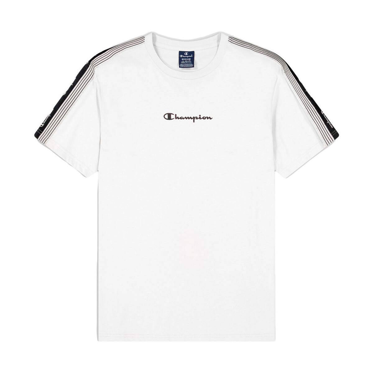 Vêtements Homme T-shirts manches courtes Champion American Tape tee Blanc