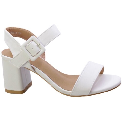 Chaussures Femme Sandales et Nu-pieds Yanema 345043 Blanc