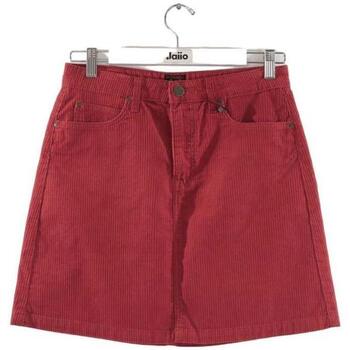 Lee Mini jupe en coton Rouge